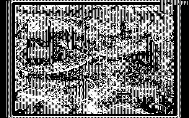 Rise of the Dragon IBM PC/Compatibles Screenshot: The city map.
