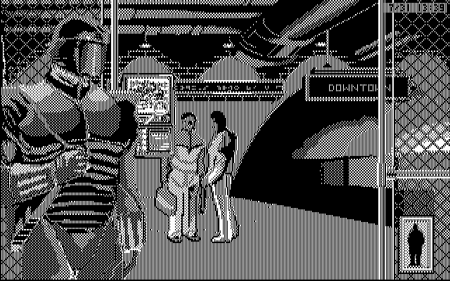 Rise of the Dragon IBM PC/Compatibles Screenshot: Click on the map to travel around the city.