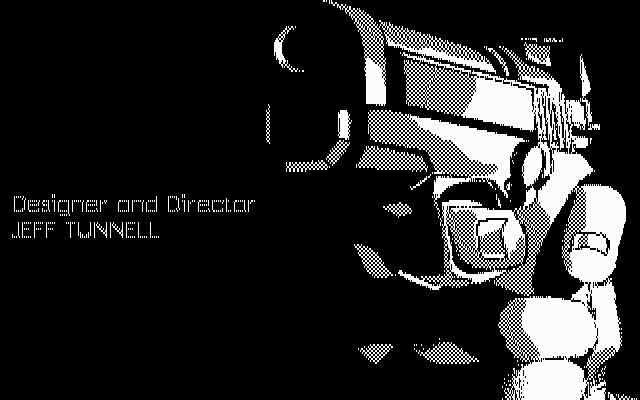 Rise of the Dragon IBM PC/Compatibles Screenshot: Introduction; one of several credit screens.