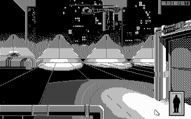 Rise of the Dragon IBM PC/Compatibles Screenshot: There's not much up on the roof...