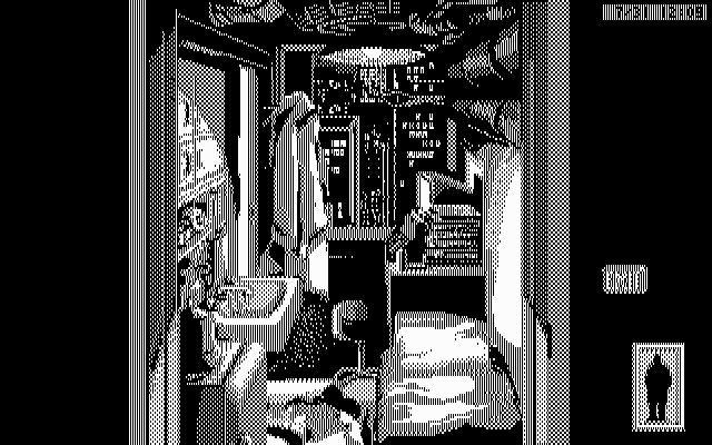 Rise of the Dragon IBM PC/Compatibles Screenshot: Beginning the game in Blade's appartment.