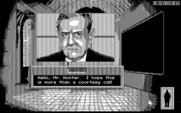Rise of the Dragon for IBM PC/Compatibles - Talking with the mayor.
