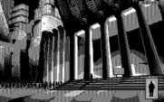 Rise of the Dragon for IBM PC/Compatibles - Outside city hall.