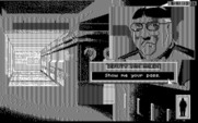 Rise of the Dragon for IBM PC/Compatibles - I'll need a pass to get in.