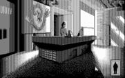Rise of the Dragon for IBM PC/Compatibles - I'll need to fast talk my way past this receptionist.