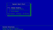 Rise of the Dragon for IBM PC/Compatibles - Main setup menu (256 color version).