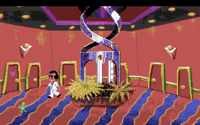 Leisure Suit Larry 1: In the Land of the Lounge Lizards Amiga Screenshot: One of the floors in the hotel...