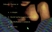 Leisure Suit Larry 1: In the Land of the Lounge Lizards for Amiga - First, you'll need to answer a few questions to prove your age...