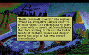 Leisure Suit Larry 1: In the Land of the Lounge Lizards for Amiga - Introducing yourself...