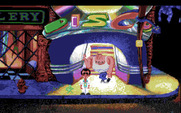 Leisure Suit Larry 1: In the Land of the Lounge Lizards for Amiga - Time for some disco!