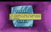 Leisure Suit Larry 1: In the Land of the Lounge Lizards for Amiga - Calling for wine delivery...