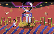 Leisure Suit Larry 1: In the Land of the Lounge Lizards for Amiga - One of the floors in the hotel...
