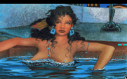 Leisure Suit Larry 1: In the Land of the Lounge Lizards for IBM PC/Compatibles - Closeup view of Eve.