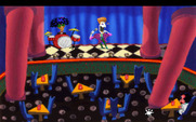 Leisure Suit Larry 1: In the Land of the Lounge Lizards for IBM PC/Compatibles - Larry listens to a few jokes from the worst comedian ever...