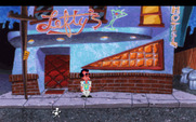 Leisure Suit Larry 1: In the Land of the Lounge Lizards for IBM PC/Compatibles - Game start.