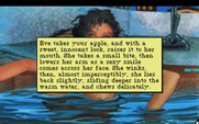Leisure Suit Larry 1: In the Land of the Lounge Lizards for IBM PC/Compatibles - Giving Eve the apple...