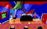 Leisure Suit Larry 1: In the Land of the Lounge Lizards for IBM PC/Compatibles - Larry explores the bedroom...
