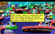 Leisure Suit Larry 1: In the Land of the Lounge Lizards for IBM PC/Compatibles - Larry finds a girl by herself...