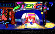 Leisure Suit Larry 1: In the Land of the Lounge Lizards for IBM PC/Compatibles - This guy won't let me in the disco...