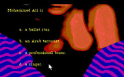Leisure Suit Larry 1: In the Land of the Lounge Lizards for IBM PC/Compatibles - First, you'll need to answer a few questions to prove you're old enough to play the game!