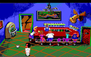 Leisure Suit Larry 1: In the Land of the Lounge Lizards for IBM PC/Compatibles - Inside the bar.