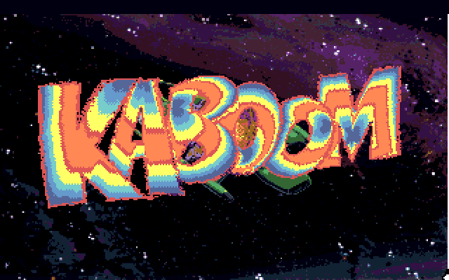 Space Quest I: Roger Wilco in the Sarien Encounter Amiga Screenshot: The Sarien craft explodes...