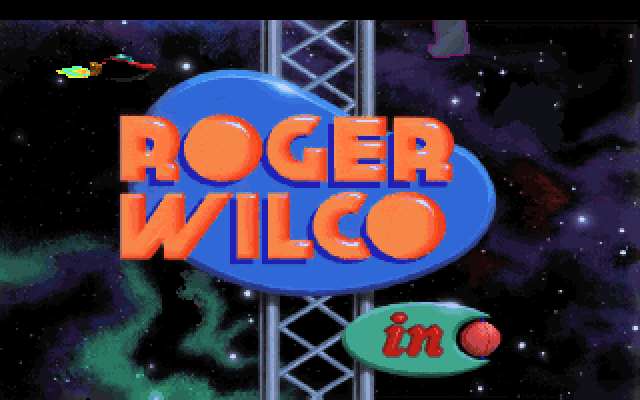 Space Quest I: Roger Wilco in the Sarien Encounter IBM PC/Compatibles Screenshot: Title screen 2.