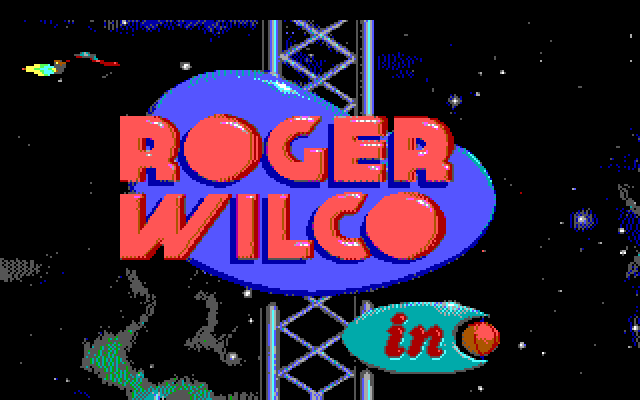 Space Quest I: Roger Wilco in the Sarien Encounter IBM PC/Compatibles Screenshot: Title screen 2.