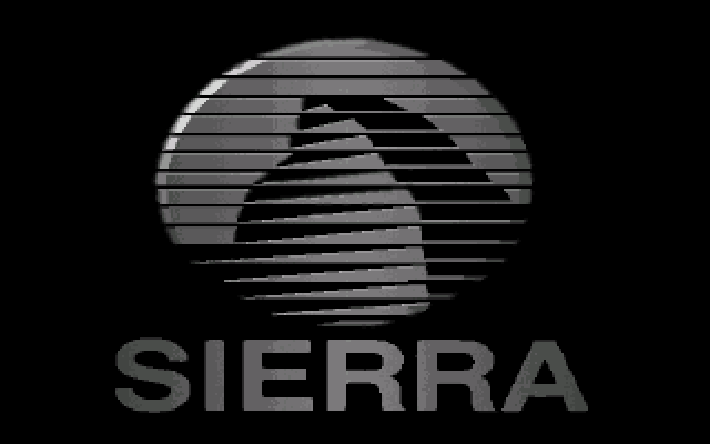 Space Quest I: Roger Wilco in the Sarien Encounter IBM PC/Compatibles Screenshot: Sierra logo.