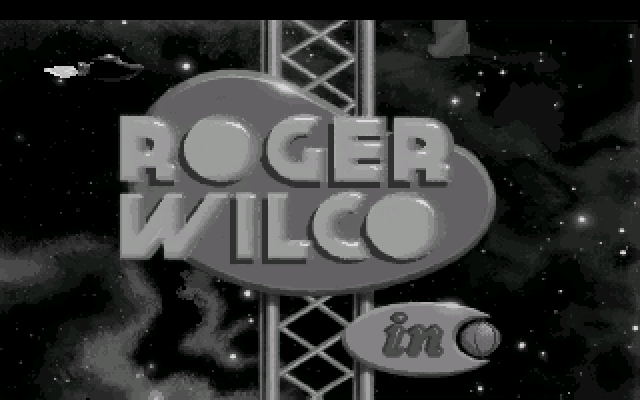 Space Quest I: Roger Wilco in the Sarien Encounter IBM PC/Compatibles Screenshot: Title screen 2.