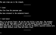Forbidden Castle for IBM PC/Compatibles - Fleeing the ogre, back into the forest...