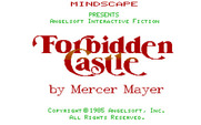 Forbidden Castle for IBM PC/Compatibles - Title screen.