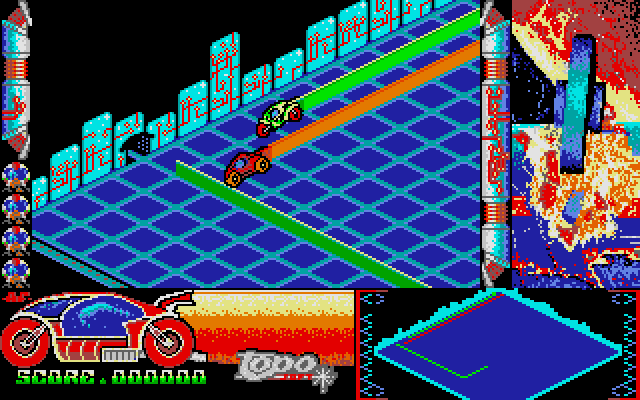 Zona 0 IBM PC/Compatibles Screenshot: Game start.