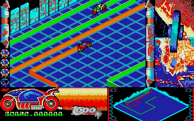 Zona 0 IBM PC/Compatibles Screenshot: More and more walls start to appear...