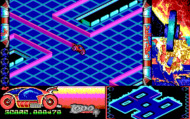 Zona 0 IBM PC/Compatibles Screenshot: Each level has a slightly different layout.