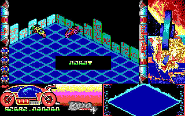 Zona 0 IBM PC/Compatibles Screenshot: Game start.