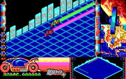 Zona 0 for IBM PC/Compatibles - Racing along an opponent...