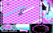 Zona 0 for IBM PC/Compatibles - Attempting to force an opponent to crash into walls...