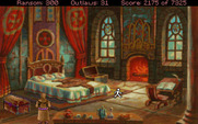 Conquests of the Longbow: The Legend of Robin Hood for IBM PC/Compatibles - Sneaking into the abbott's room...