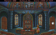 Conquests of the Longbow: The Legend of Robin Hood for IBM PC/Compatibles - The chapel in the church...