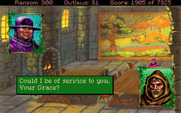 Conquests of the Longbow: The Legend of Robin Hood for IBM PC/Compatibles - Talking to the abbott...