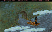 Conquests of the Longbow: The Legend of Robin Hood for IBM PC/Compatibles - Escaping the monastary.