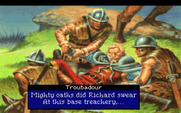 Conquests of the Longbow: The Legend of Robin Hood for IBM PC/Compatibles - Richard is in trouble...