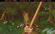 Conquests of the Longbow: The Legend of Robin Hood for IBM PC/Compatibles - Archery practice; aim carefully!