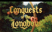 Conquests of the Longbow: The Legend of Robin Hood for IBM PC/Compatibles - Title screen.