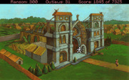 Conquests of the Longbow: The Legend of Robin Hood for IBM PC/Compatibles - Heading to the church...