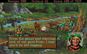 Conquests of the Longbow: The Legend of Robin Hood for IBM PC/Compatibles - Walking outside into the camp.