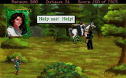 Conquests of the Longbow: The Legend of Robin Hood for IBM PC/Compatibles - Maid Marian is in trouble!