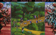 Conquests of the Longbow: The Legend of Robin Hood for IBM PC/Compatibles - Battle time! I hope the strategy I chose was the right one...