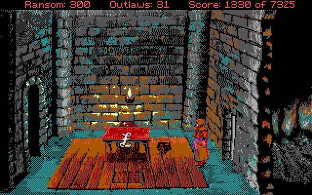 Conquests of the Longbow: The Legend of Robin Hood IBM PC/Compatibles Screenshot: Time to engineer myself a breakout!